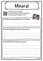 Vorschau - Unterrichtsreihen - Mineral Lückentext mit Wortspeicher Hörverstehen und Suchsel - Seite 3