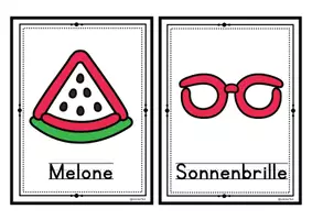 Vorschau - Aufgabenkarten - Sommer-Knetkarten – Wortschatz, Feinmotorik & Schreiben lernen - Seite 2