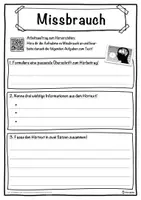Vorschau - Unterrichtsreihen - Missbrauch Lückentext mit Wortspeicher Hörverstehen und Suchsel - Seite 3