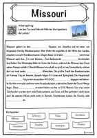 Vorschau - Unterrichtsreihen - Missouri Lückentext mit Wortspeicher Hörverstehen und Suchsel - Seite 1