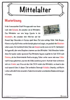 Vorschau - Unterrichtsreihen - Mittelalter Lückentext mit Wortspeicher Hörverstehen und Suchsel - Seite 2