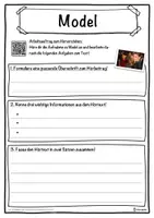 Vorschau - Unterrichtsreihen - Model Lückentext mit Wortspeicher Hörverstehen und Suchsel - Seite 3