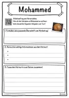 Vorschau - Unterrichtsreihen - Mohammed Lückentext mit Wortspeicher Hörverstehen und Suchsel - Seite 3