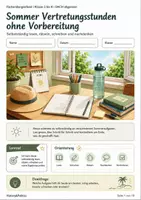 Vorschau - Arbeitsblätter - Sommer Schulstart Bundle Deutsch Mathe und Übergang Klasse 5 bis 6 - Seite 1