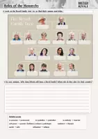 Aperçu - Préparation de séance / Séance complète - Séance sur la Royal Family - Family tree and Oral comprehension - Page de couverture
