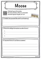 Vorschau - Unterrichtsreihen - Moose Lückentext mit Wortspeicher Hörverstehen und Suchsel - Seite 3