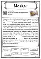 Vorschau - Unterrichtsreihen - Moskau Lückentext mit Wortspeicher Hörverstehen und Suchsel - Seite 1