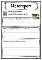 Vorschau - Unterrichtsreihen - Motorsport Lückentext mit Wortspeicher Hörverstehen und Suchsel - Seite 3