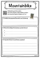 Vorschau - Unterrichtsreihen - Mountainbike Lückentext mit Wortspeicher Hörverstehen und Suchsel - Seite 3