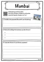 Vorschau - Unterrichtsreihen - Mumbai Lückentext mit Wortspeicher Hörverstehen und Suchsel - Seite 3