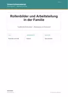 Vorschau - Arbeitsblätter - Traditionelle Rollenbilder - Familie im Wandel - Seite 1