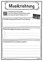 Vorschau - Unterrichtsreihen - Musikrichtung Lückentext mit Wortspeicher Hörverstehen und Suchsel - Seite 3
