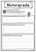 Vorschau - Unterrichtsreihen - Muttersprache Lückentext mit Wortspeicher Hörverstehen und Suchsel - Seite 3