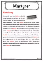 Vorschau - Unterrichtsreihen - Märtyrer Lückentext mit Wortspeicher Hörverstehen und Suchsel - Seite 2
