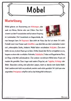 Vorschau - Unterrichtsreihen - Möbel Lückentext mit Wortspeicher Hörverstehen und Suchsel - Seite 2