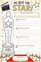 Vorschau - Mal- und Bastelvorlagen - ⭐ Du bist ein Star! – Wertschätzungs-Oscar für Mitschüler:innen | Abschlussritual & Sozialkompetenz - Seite 1
