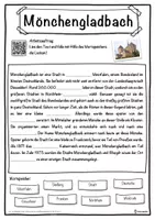 Vorschau - Unterrichtsreihen - Mönchengladbach Lückentext mit Wortspeicher Hörverstehen und Suchsel - Seite 1