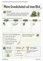 Vorschau - Arbeitsblätter - Abschied von der Grundschule Erinnerungsheft für Klasse 4 - Seite 1