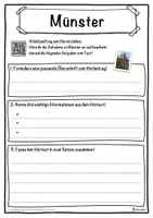 Vorschau - Unterrichtsreihen - Münster Lückentext mit Wortspeicher Hörverstehen und Suchsel - Seite 3