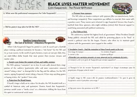 Aperçu - Préparation de séance / Séance complète - BLACK LIVES MATTER - COLIN KAEPERNICK - GEORGE FLOYD - Page 1