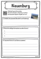 Vorschau - Unterrichtsreihen - Neuenburg Lückentext mit Wortspeicher Hörverstehen und Suchsel - Seite 3
