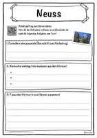 Vorschau - Unterrichtsreihen - Neuss Lückentext mit Wortspeicher Hörverstehen und Suchsel - Seite 3