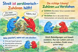 Vorschau - Stundenentwürfe - Konflikte lösen am Beispiel von "Du hast angefangen!". Mit Fantasiereise und Stundenentwurf. - Seite 2