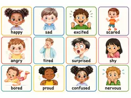 Aperçu - Cartes / Images - FLASHCARDS EMOTIONS - Page de couverture