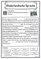Vorschau - Unterrichtsreihen - Niederländische Sprache Lückentext mit Wortspeicher Hörverstehen und Suchsel - Seite 1