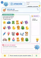Vista previa - Hojas de trabajo - CUADERNO DE FUNCIONES EJECUTIVAS - página 3