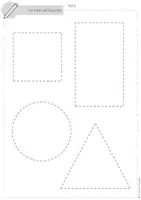 Vorschau - Arbeitsblätter - Geometrische Formen Vorschule – Formen lernen | Arbeitsblätter, Suchbilder, Zuordnungsaufgaben und Formenbilder | DaZ | Kindergarten | Klasse 1 - Seite 3