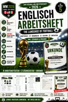 Vorschau - Arbeitsblätter - Englisch Arbeitsheft WM 2026 – The Language of Football - Deckblatt