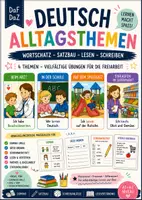 Vorschau - Arbeitsblätter - DaZ Alltagsthemen: Schule, Arzt, Spielplatz & Einkaufen - Deckblatt