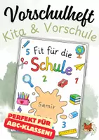 Vorschau - Arbeitsblätter - Vorschulheft: Fit für die Schule – Für Kita, Vorschule und ABC-Klassen - Deckblatt