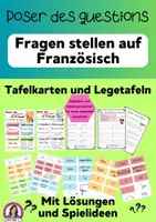 Vorschau - Spiele - Tafelkarten-Questions en français-Fragen auf Französisch Edk - Deckblatt