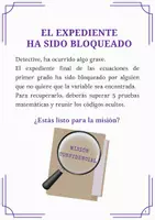 Vista previa - Unidades / Secuencias / Situaciones de Aprendizaje - Ecuaciones de primer grado: escape room imprimible. - página 3