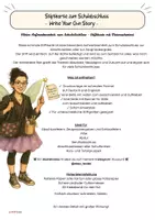 Vorschau - Mal- und Bastelvorlagen - Schulabschluss - Stiftkarte mit Mutmachertext - Write Your Own Story - Seite 2