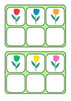 Aperçu - Apprentissages en autonomie - CARTES ASSOCIATION DE COULEURS PRINTEMPS - Page 3