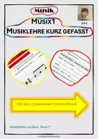 Vorschau - Arbeitsblätter - Arbeitsblatt zu "Musix1": Einfache Musiklehre - Kurz gefasst! - Deckblatt