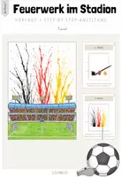 Vorschau - Arbeitsblätter - Kunst: Feuerwerk im Fußballstadion (Kl.1-4) #wm2026 - Deckblatt