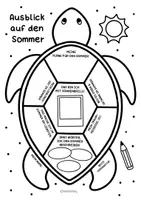 Vorschau - Arbeitsblätter - Schildkröten Doodle Steckbrief - Ausblick auf die Sommerferien - Seite 3