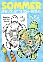 Vorschau - Arbeitsblätter - Schildkröten Doodle Steckbrief - Ausblick auf die Sommerferien - Deckblatt