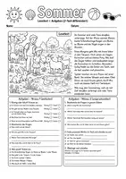 Vorschau - Arbeitsblätter - Sommer lesetext + aufgaben - Seite 3