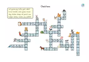 Vorschau - Arbeitsblätter - English: Crossword animals - Seite 3