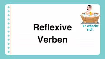Vorschau - Präsentationen/Tafelbilder - Reflexive Verben – Übungspaket für den Deutschunterricht (DaF/DaZ) - Seite 1