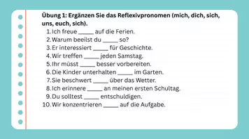 Vorschau - Präsentationen/Tafelbilder - Reflexive Verben – Übungspaket für den Deutschunterricht (DaF/DaZ) - Seite 3