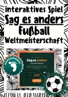 Vorschau - Spiele - Digitales Spiel - Sag es anders: Fußball, Weltmeisterschaft - Deckblatt