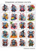 Vorschau - Bildkarten - Elefantenklasse freies Schreiben Klassentier Elefant - Seite 1