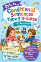 Vorschau - Arbeitsblätter - Conditional Sentences Type 3 If-Sätze PLUS Lernposter - Deckblatt