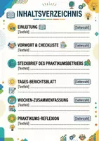 Vorschau - Merkblätter - Praktikumsberich Vorlage: Schülerpraktikum Berufsorientierung - Seite 1